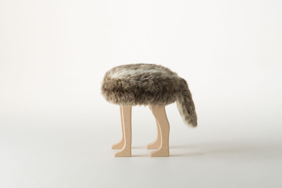 ANIMAL STOOL(ウルフグレーミックスL）)の通販 / マスターウォール