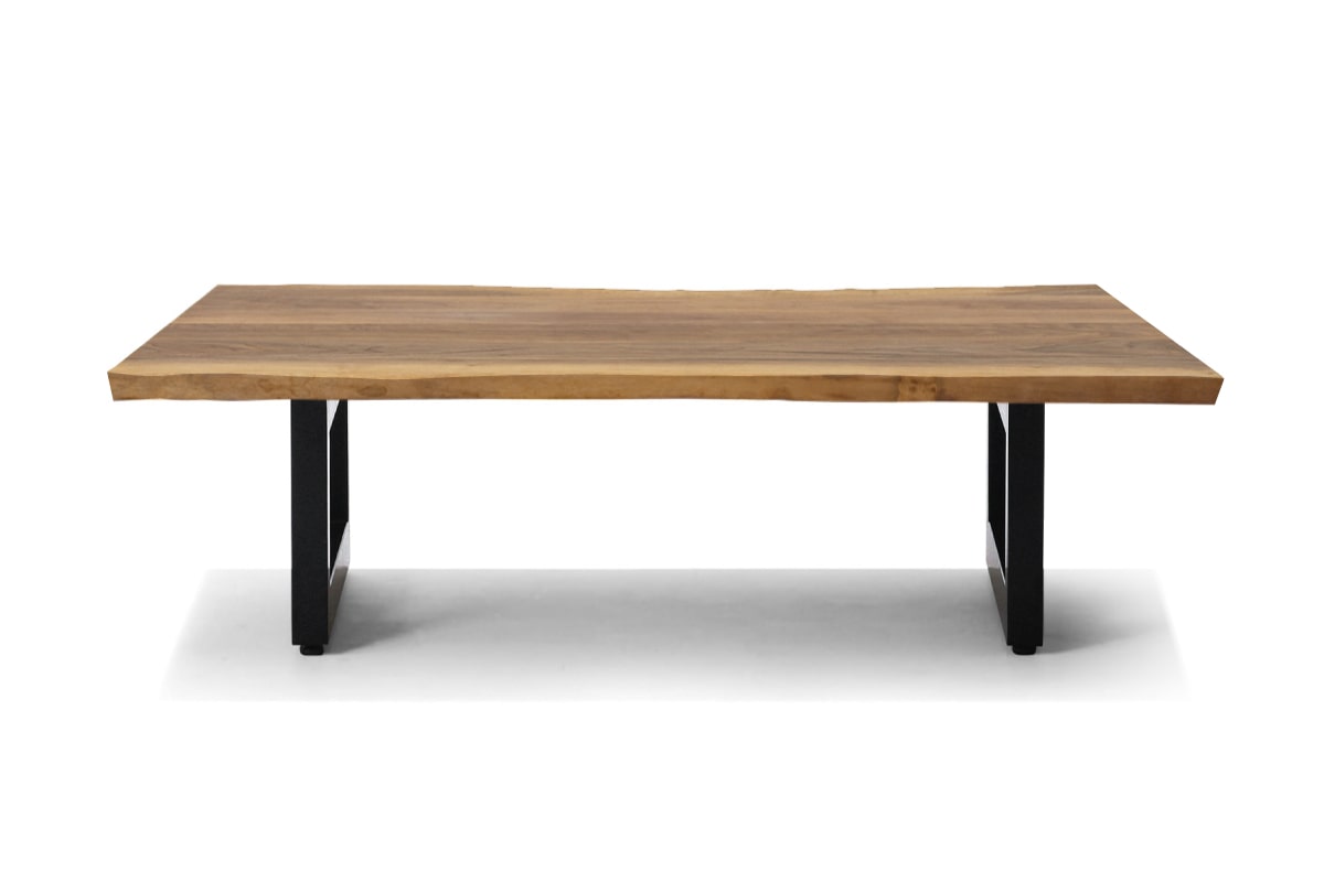 WILDWOOD LIVE EDGE LIVING TABLE herat side(W 160cm × D 90～70cm