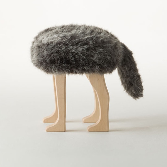 ANIMAL STOOL(ウルフグレーミックスL）)の通販 / マスターウォール